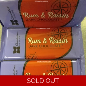 Rum & Raisin Dark Chocolate Bar | Chocolatiers Collection 160g